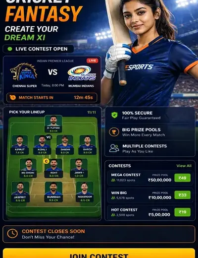 RS9 (rs9 app) fantasy cricket & matchday visual 3